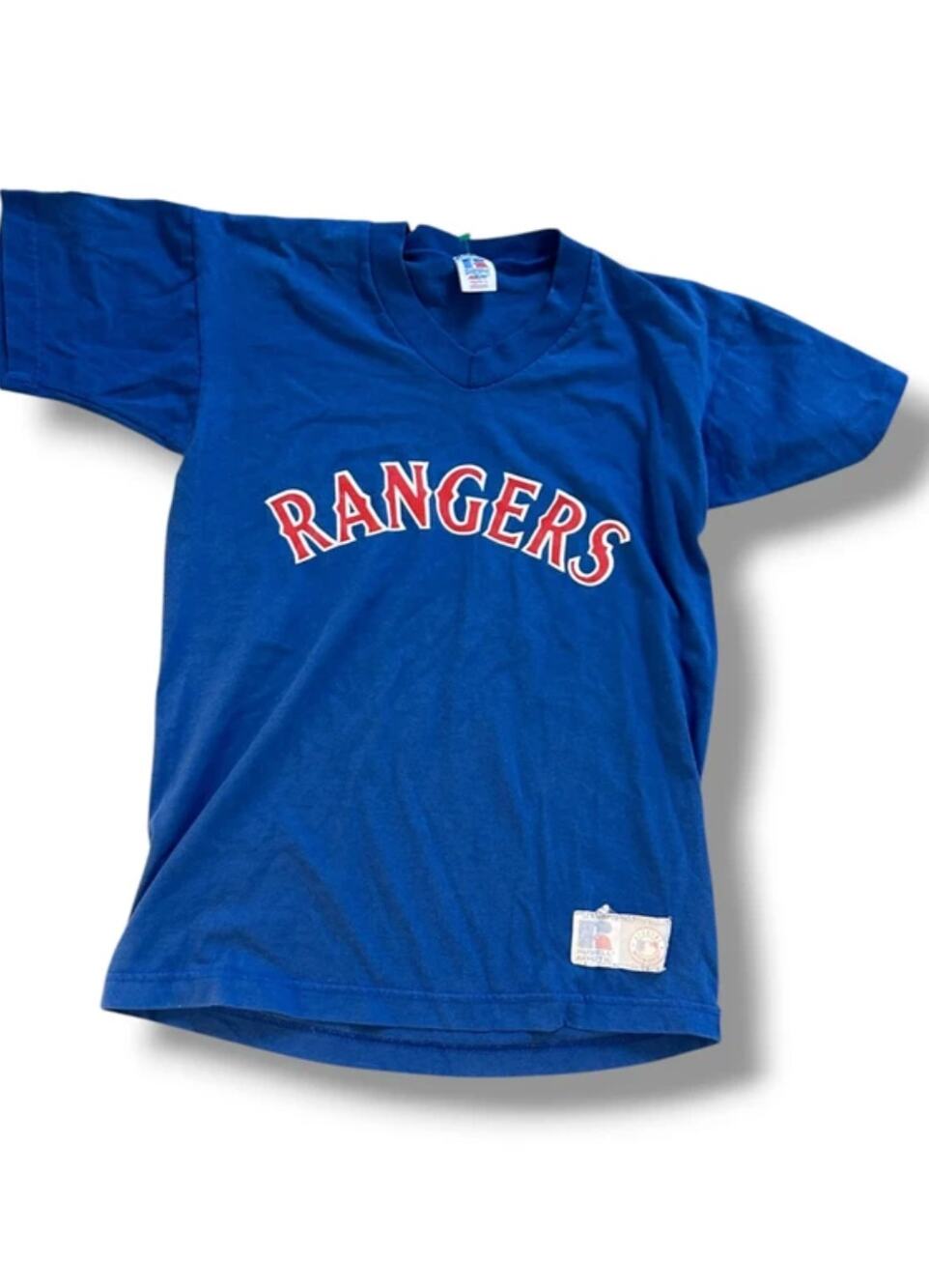 Vintage Texas Rangers V Neck Tee